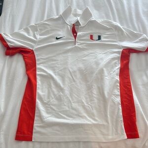 Nike Men’s Golf Polo - U Miami